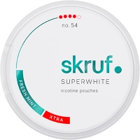 Skruf Superwhite no.54 Fresh Mint Xtra Strong